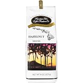 Hawaiian Isles Coffee Hazelnut Flavored, Light Roast Ground Coffee, Roasted with Aloha - 8 Ounce Bag