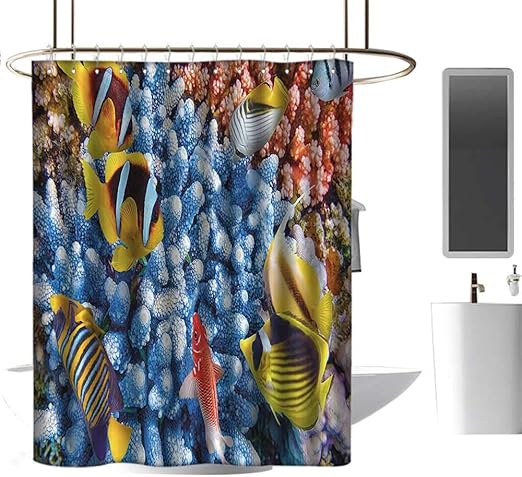 Get Rideaux de douche en tissu sur le theme de plage Free