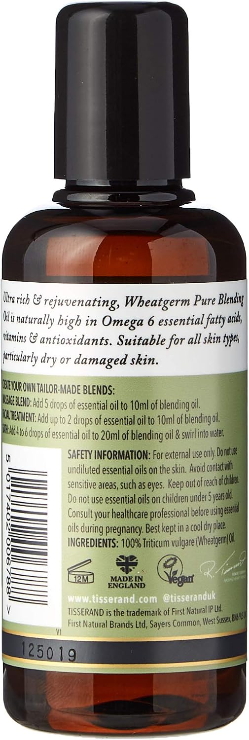 Tisserand - Ethically Harvested Pure Blending Oil - Wheatgerm - 100 ml, 100 ml (Pack of 1) - Image 3
