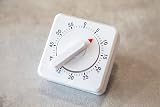 KitchenCraft Wind Up Kitchen Timer 6 Minutes White view 4