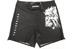 TPAZGHE Sports Mens Kickboxing MMA Fight Shorts, Black Jack UFC, BJJ, Grappling,Muay Thai Jiu Jitsu Shorts,Boxing Trunks