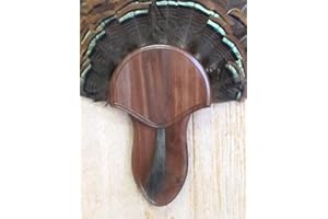 Taxidermists Woodshop The Black Walnut Turkey Mounting Kit with Beard Plate -02