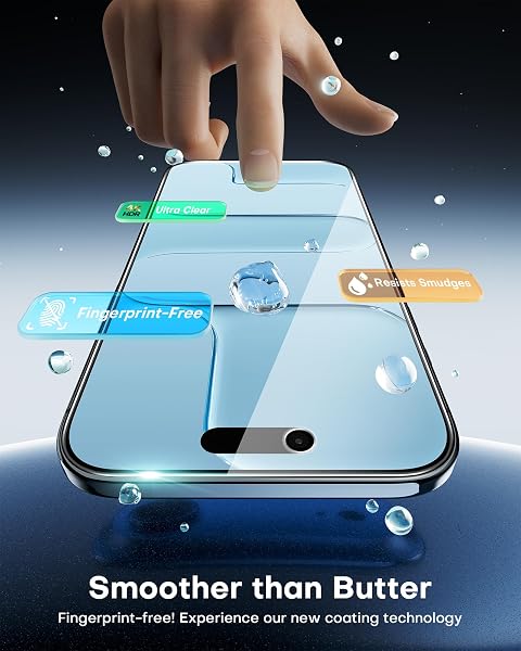 OMOTON PRIVACY SCREEN PROTECTOR FOR IPHONE AIR [ZERO FAILURE APPLICATION], TEMPERED GLASS FOR IPHONE 17 AIR WITH 9H+ HARDNESS & 12FT MILITARY GRADE SHATTERPROOF, 100% ANTI-SPY, FULL COVERAGE PROTECTION, 2 PACK