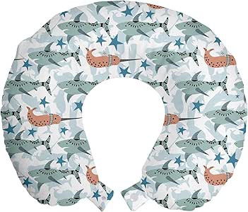 ABAKUHAUS Submarino Cojín de Viaje para Soporte de Cuello, Mar