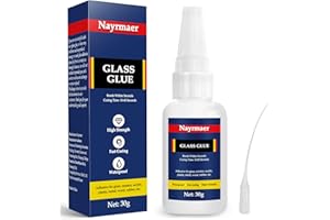 NAYRMAER Glass Glue, 30g Clear Waterproof Acrylic Glue, Glass to Glass Glue for Bonding Glass and Other Materials, Super Instant Glue for Glass, Acrylic, Mirror