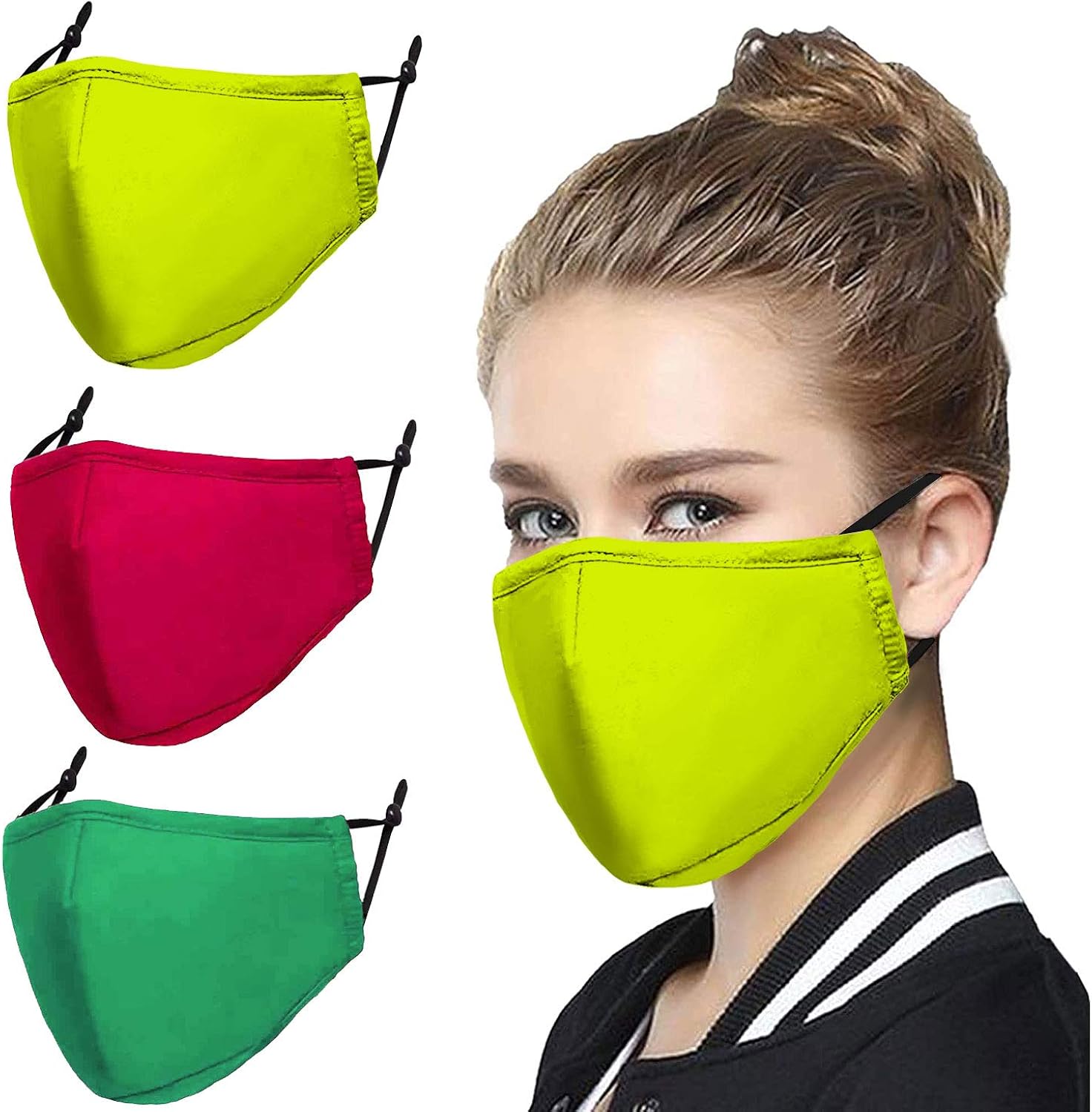 Masks Pack Children's face mask Reusable mask Costume Women 3ply face