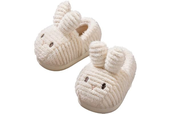 DimaiGlobal Baby Boys Girls Slipper Shoes Anti-Slip Soft Sole Cotton Kint Shoes Elastic Toddler Cartoon Moccasins Warm Slippe