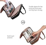 Bagsmart Hanging Toiletry Bag Large Capacity Travel Cosmetic Organizer Black view 4