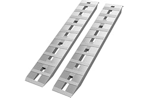 VEVOR 60x12 Inch Aluminum Ramps 6000LBS Capacity Car Trailer Truck ATV Ramps 1 Pair 2 Ramps