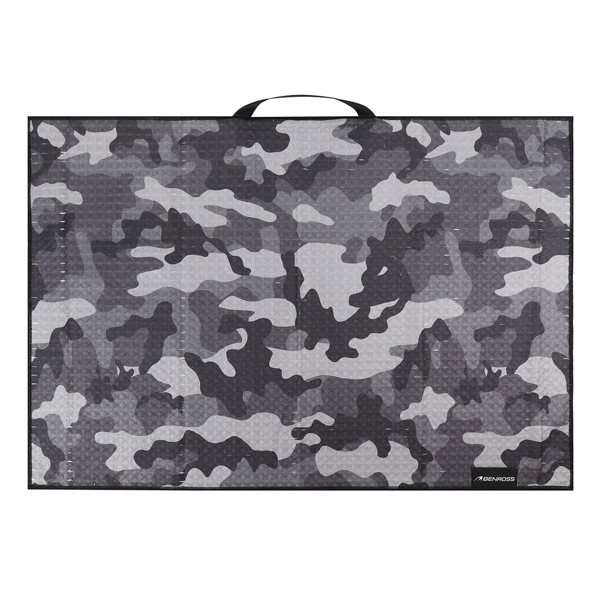 BENROSS Golf Microfiber Camo Golf Towel - Midsize with Clip - Camo Pattern Golf Towel With Hook And Loop