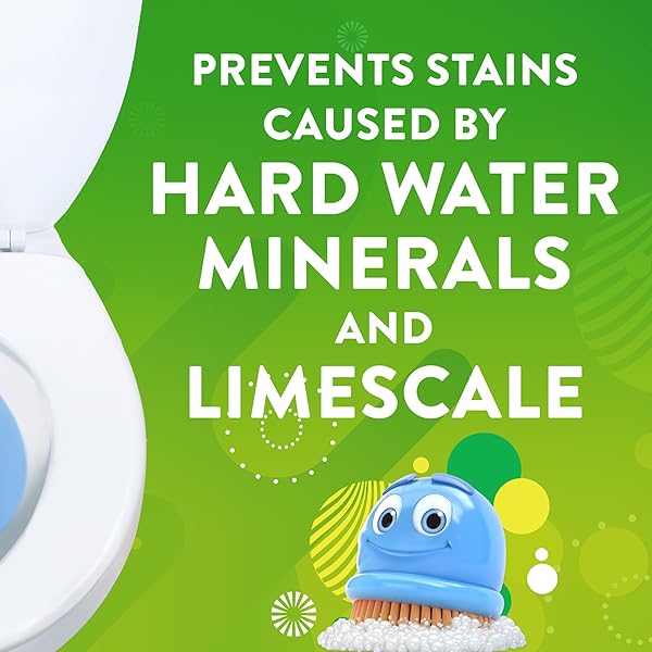 SCRUBBING BUBBLES CONTINUOUS CLEAN DROP-INS TOILET CLEANER TABLET, REPELS TOUGH HARD WATER AND LIMESCALE STAINS, BLUE DISCS, 4.23 OZ, 3CT