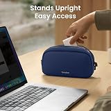 tomtoc Cable Organiser Bag Travel Pouch Water Resistant Tech Organizer view 3