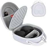 ZUJFPL EVA Hard Case for JBL Tune 710BT, JBL Tune 720BT,JBL Tune 770NC, Sony WH-CH710N/WH-CH720N/WH-CH702N Noise Canceling Wireless Headphones,Premium Travel Protective Storage Bag - White