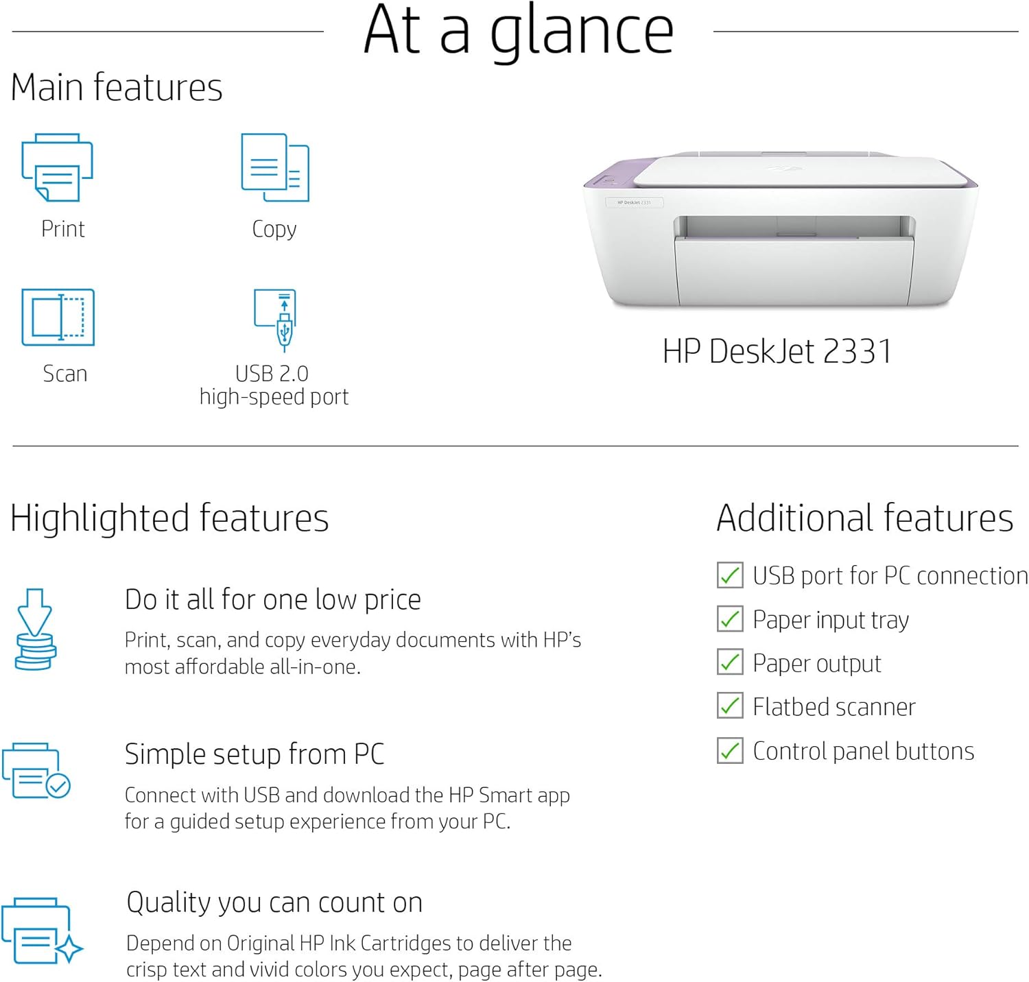 hp 2331 printer review