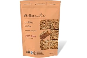 Stellar Eats Coffee Cake Mix, 12.6 oz, 1 Pack - Grain Free, Gluten Free, Dairy Free, Plant Based, Paleo Friendly, Certified Kosher