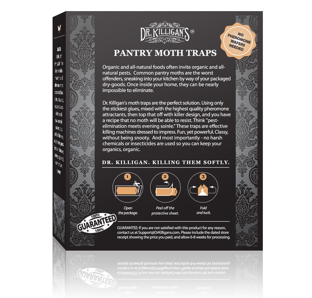 Dr. Killigan's Premium Pantry Moth Traps With Pheromone Attractant