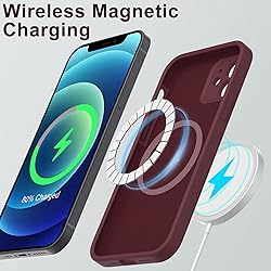 DEENAKIN Magnetic for iPhone 12 Case Silicone with