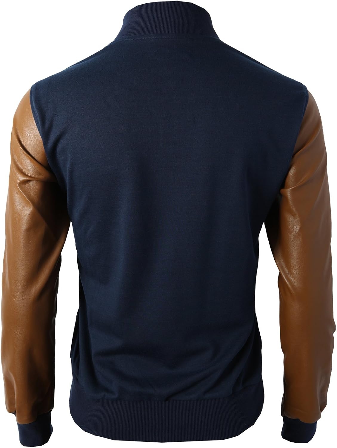 H2H Mens Slim Fit Varsity Baseball Bomber Jacket Of Various Styles, Kmoja0132-navy, US S (Asia M) at  Men’s Clothing store