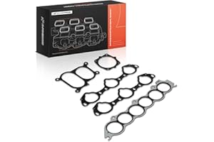 A-Premium Lower and Upper Engine Intake Manifold Gasket Set Compatible with Nissan Altima 2002-2006, Murano 2003-2007, Maxima