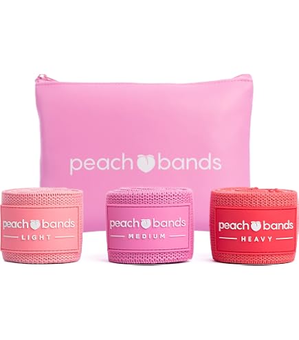 Risefit Resistance Bands Set – 3 Fabric Booty Bands For Glutes & Legs, Non-Slip, With Carrying Bag