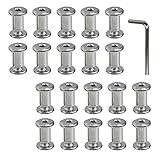 Oedema 20 Sets M6×6mm Silver Chicago Screws