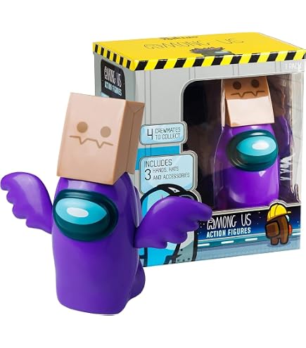 Amazon.com: Bizak Among Us S2 Action Figures Set of 2 Dark Blue +