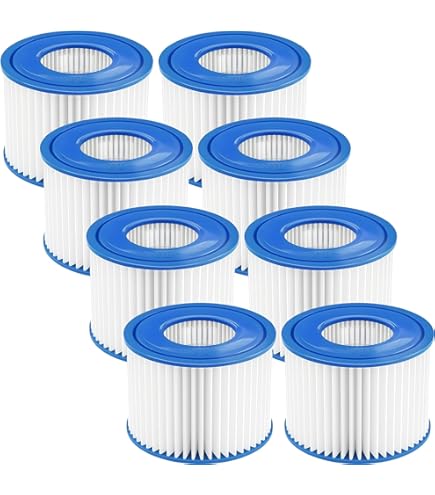 Membrane Solutions Type VI Hot Tub Filter 6-Pack - For Lay-Z-Spa & Coleman
