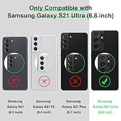 Aitipy for Samsung Galaxy S21 Ultra Case, Built-in