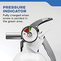Kidde Fire Extinguisher for Boats, Single-Use 5BC