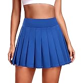 JoyGirl Womens Pleated Tennis Skirt with Shorts Golf Skirts High Waisted Athletic Mini Skirt Workout Skorts with Pockets