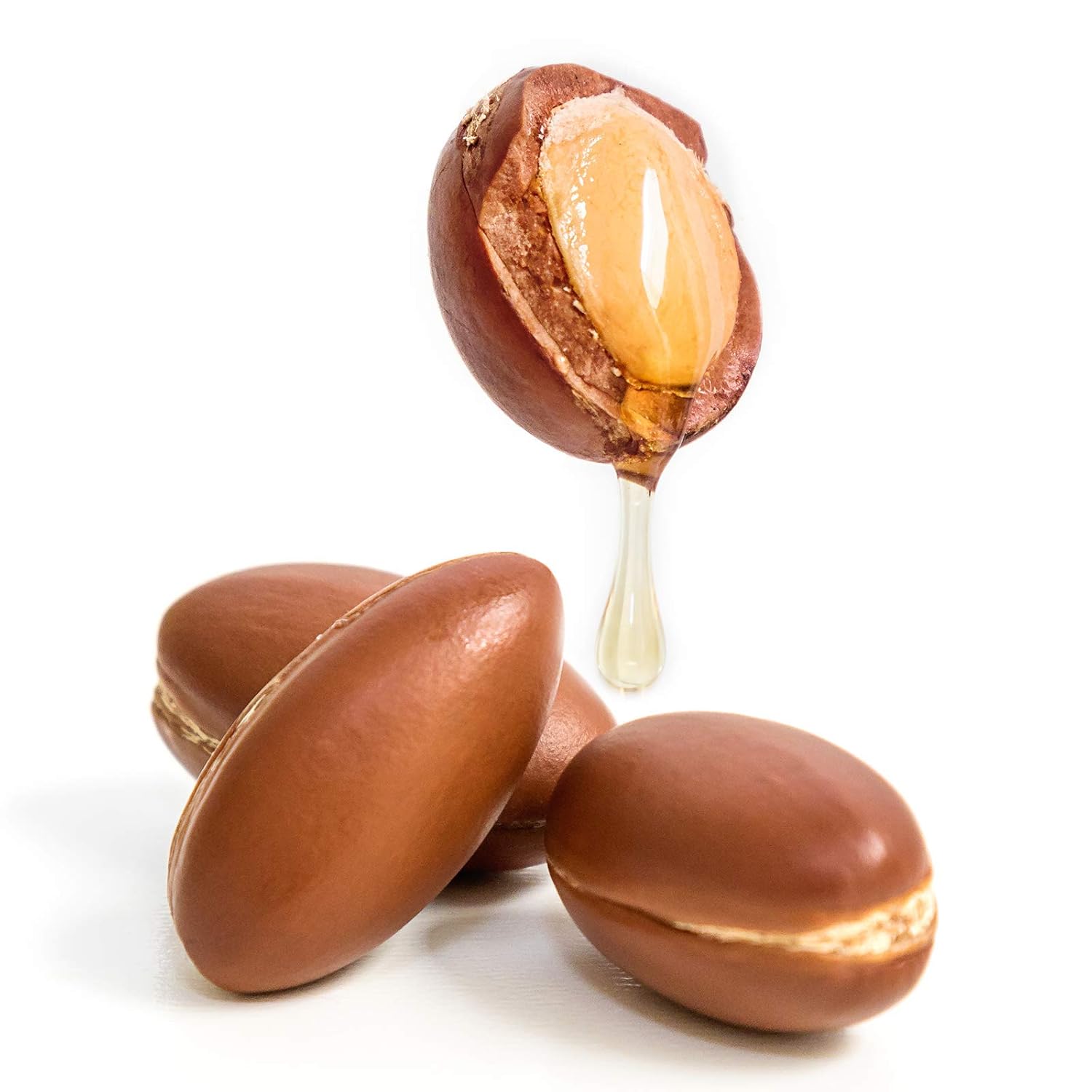 Cliganic Organic Argan Oil, 100% Pure | for Hair, Face & Skin | Cold Pressed Carrier Oil, Imported from Morocco : Beauty