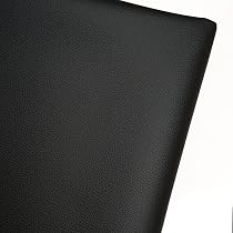 Black Faux Leather PU Leather Fabric 36