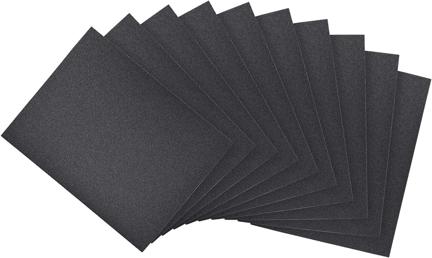 TA-VIGOR 10Pcs 120 Grit Wet Dry Sandpaper 9 Inch x 11 Inch, Assorted Sanding Sheets Abrasive Paper for Wood Furniture Metal Automotive Polishing