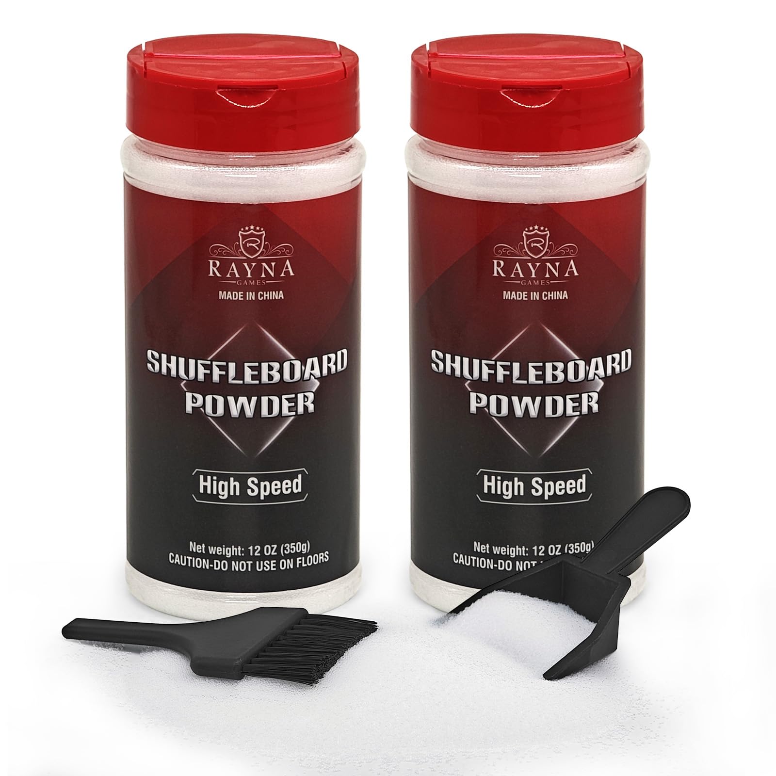 Shuffleboard Sand Wax High Speed Shuffleboard Powder Sand with Mini Brush Set