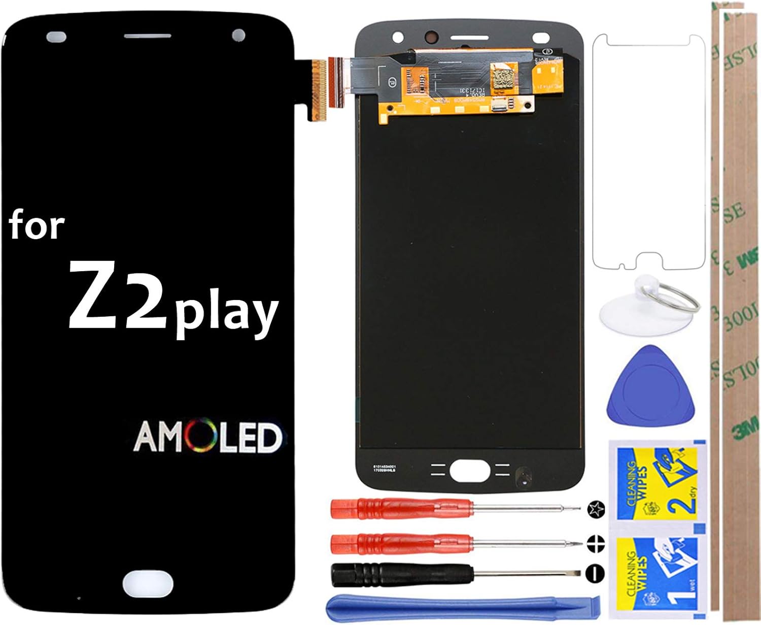 for Moto Z2 Play LCD Screen Replacement Touch Digitizer Display 5.5