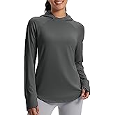 MAGCOMSEN Women's UPF 50+ Sun Protection Hoodie Long Sleeve Lightweight Quick Dry Shirt Athletic Outdoor Fishing Hiking