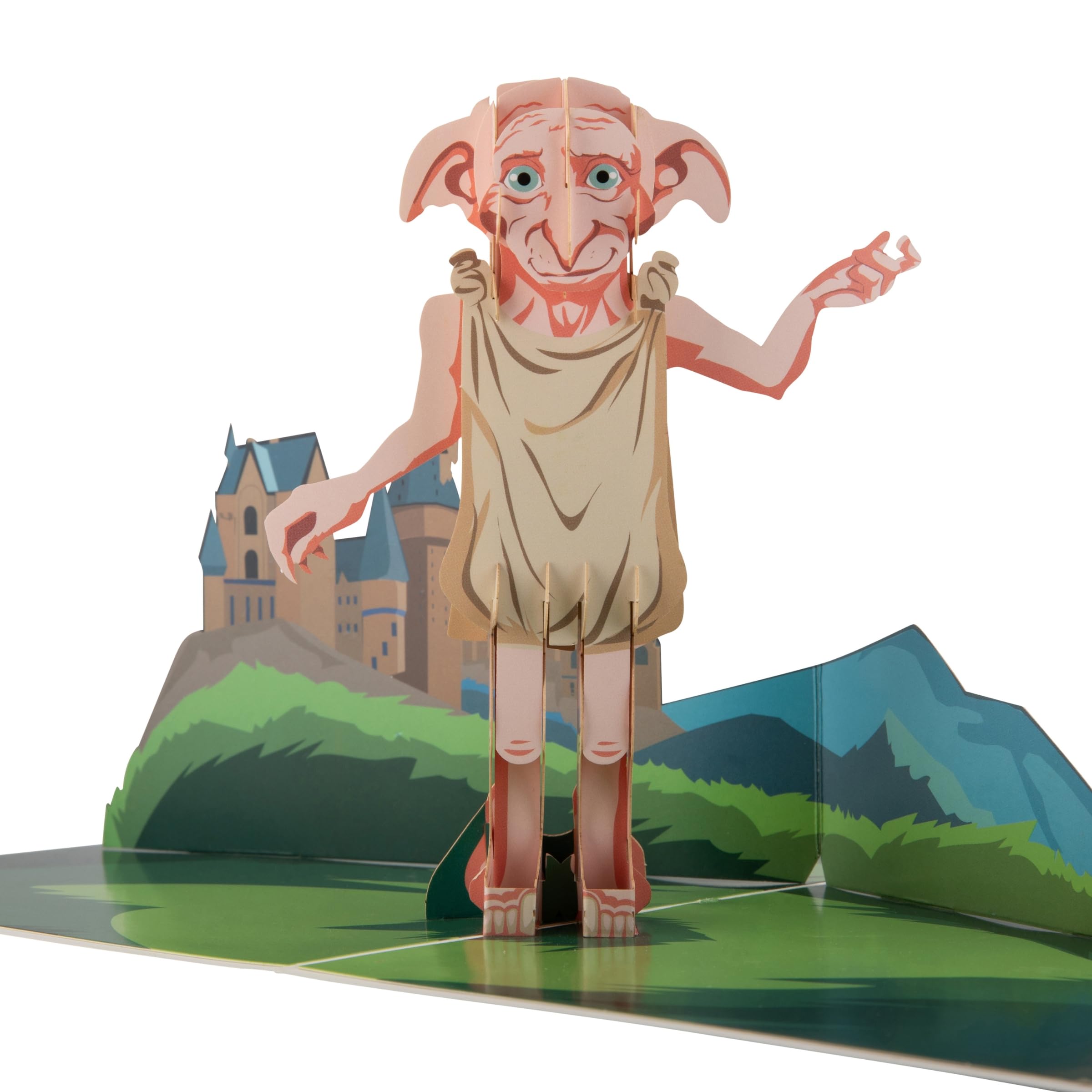 Cardology - Dobby The House Elf Pop-Up Card | 3D Harry Potter Birthday Greetings for Wizarding World Fans