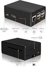 Geekworm P252 Aluminium Cooling Case for Raspberry Pi 3 B+/3B Passive Heat Sink view 2