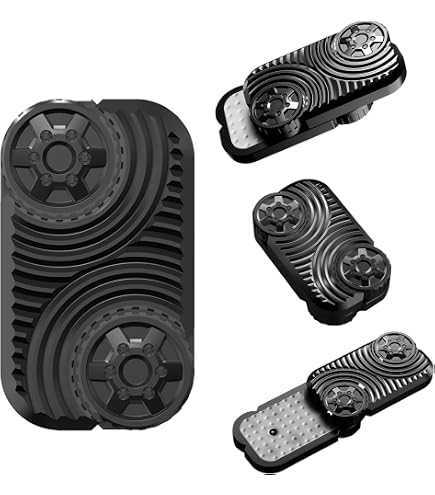 Curseur De Stress En Acier Inoxydable – 45x28x12 Mm – Fidget Anti-stress – Mains – Cadeau
