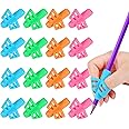 SANNIX 16 Pack Pencil Grippers for Kids Handwriting, Pencil Holder for Kids, Handwriting Grip, Ergonomic Training Pen Grips, Writing Tool for Toddlers, Preschoolers, Children