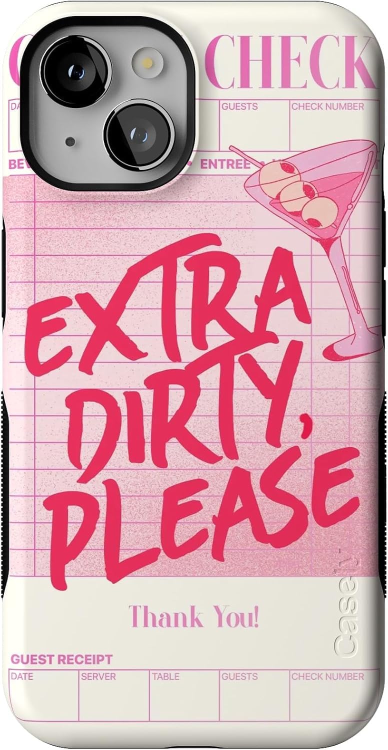 Casely iPhone 14 Case | Extra Dirty Please | Fun on Weekdays | Compatible with MagSafe | Bold Protective Design Image