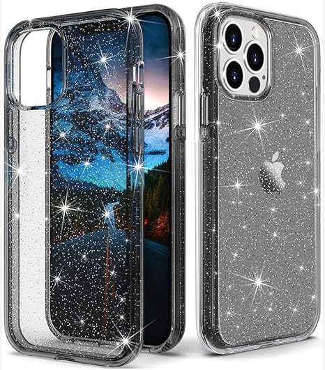 Amazon Com Onola Compatible With Iphone 12 Pro Max Case Clear Glitter For Women Girls Only Fit Iphone 12 Pro Max 6 7 Iphone 12 Pro Max 5g Case Cute Clear Cover For Iphone