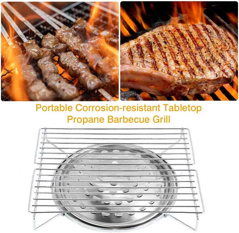 Review hemistin Portable Propane Gas Grill CorrosionResistant Tabletop