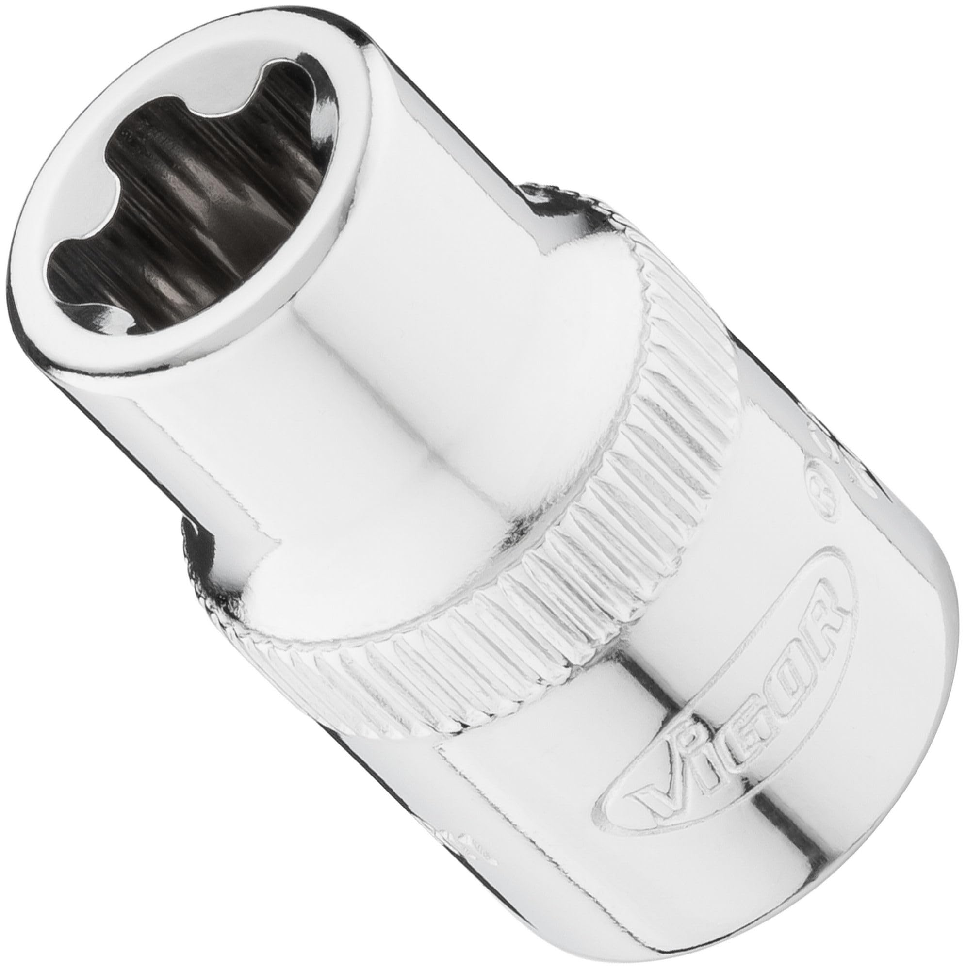 Vigor T-Plus Socket Spanner Insert V7920-EPR11, 3/8 inch Socket Spanner Insert EPR11, Durable and Robust, Ideal for workshops and DIY Enthusiasts