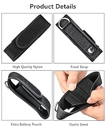 Tactical Flashlight with Holster, Small Tactical