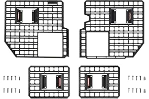 BuiltRight Industries Bedside Rack MOLLE Panel System | for Ford F-150 (2015-2024), Made in USA, Heavy Duty Steel, The Original None 4 Piece Kit 2024+