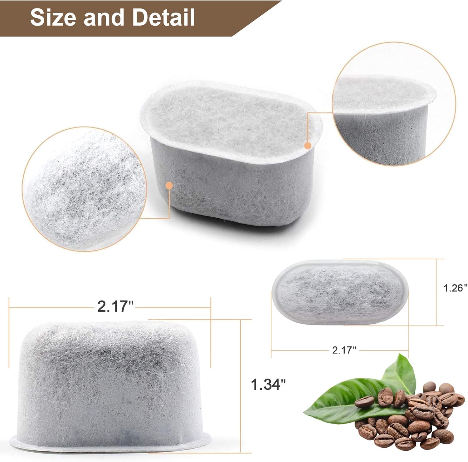 Litviz 12 Pack Compatible Charcoal Water Filter Replacements for Breville BWF100 and Keurig Coffee Machines: Kitchen & Dining