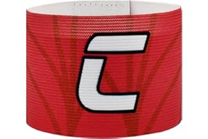 VHOPMORE Elastic Soccer Captain 'C' Armband Adjustable Football Basketball Player Arm Bands Non-Slip Anti-Drop Captain's Armband for Adult Youth