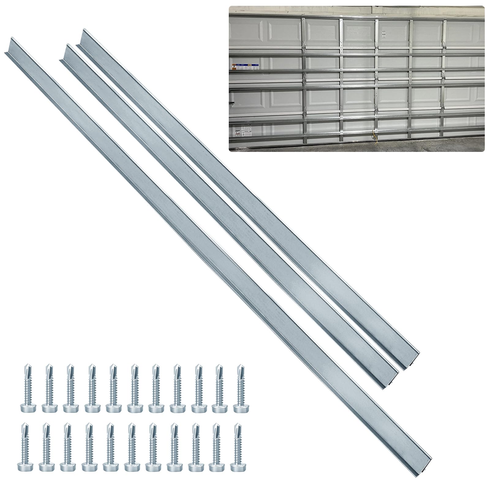 LAJIAOZ Heavy Duty Garage Door Reinforcement Struts - Ultimate