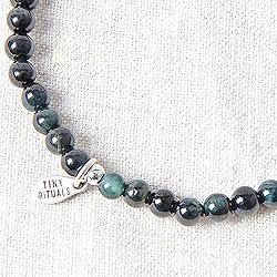 Tiny Rituals Blue Tiger Eye Bracelet for Women